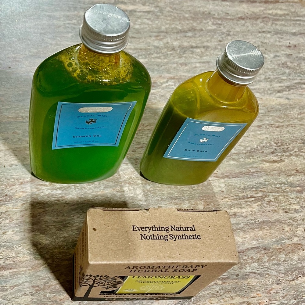 New Aroma Source Body wash and shower gel with Lemongrass soap